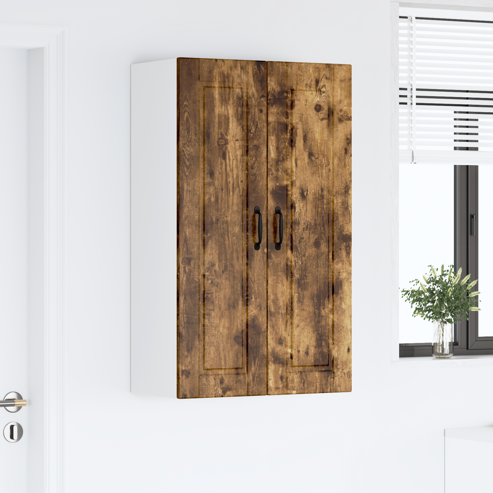 Virtuvės spintelė su lentyna Rūkyta ąžuolas 60 x 31 x 100 cm