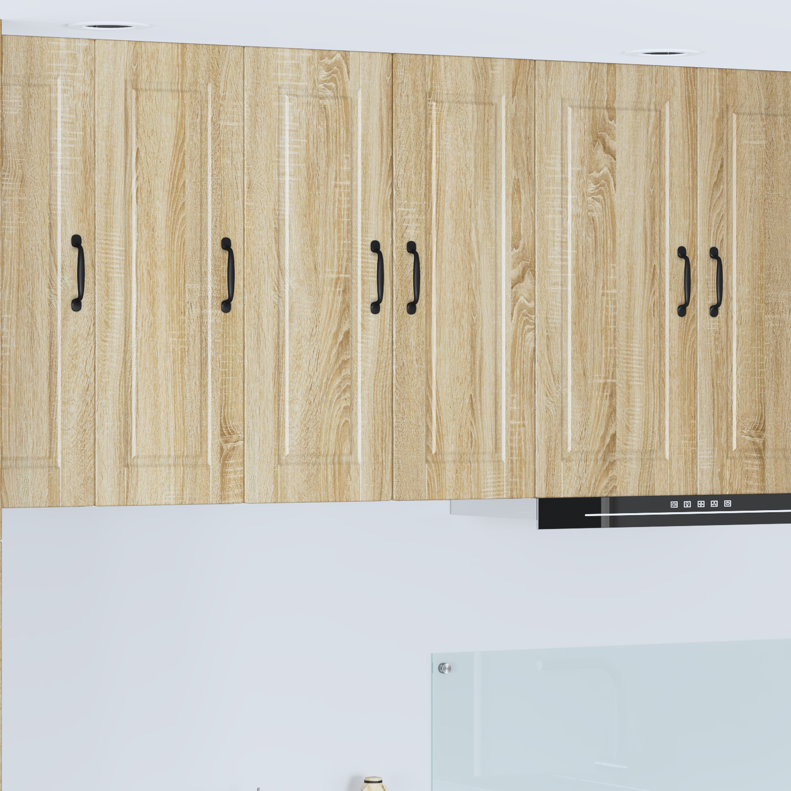 Wall Cabinet 2 pcs Sonoma Oak 30 x 31 x 80 cm