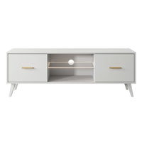 TV staliukas SAVONI, baltas, 140 cm