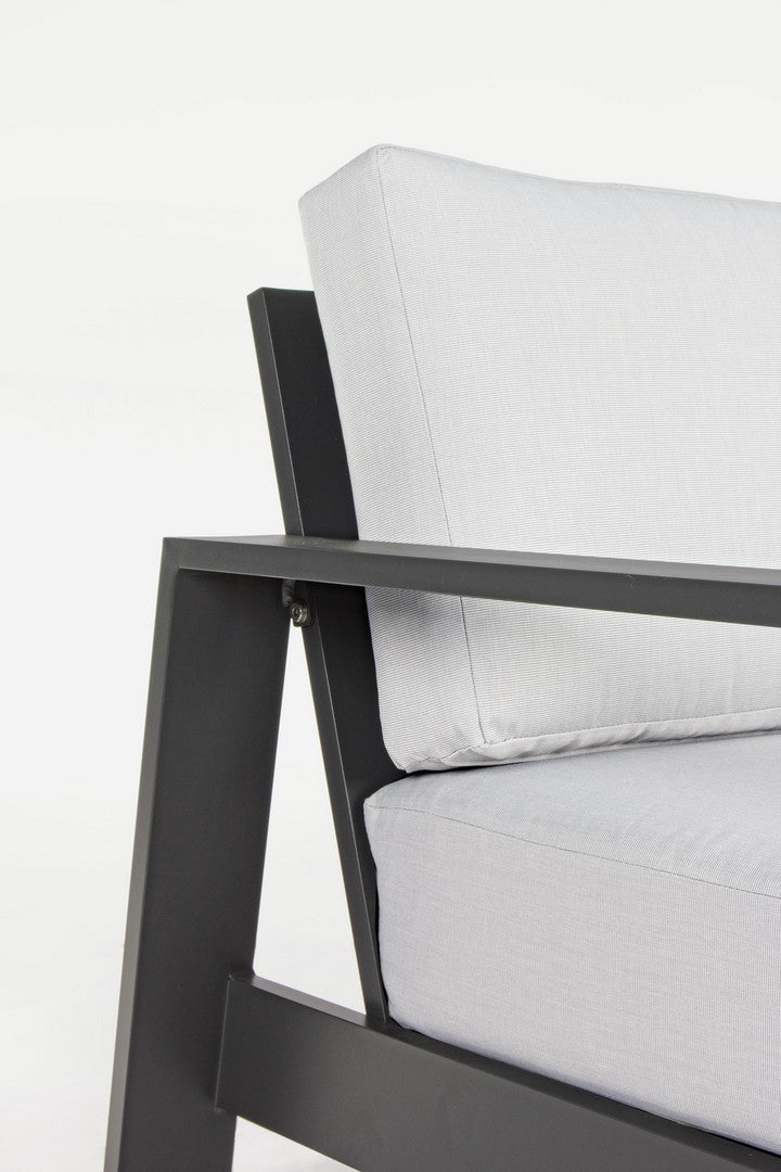 Lauko baldų komplektas BALTIC CHARCOAL, 4 dalių