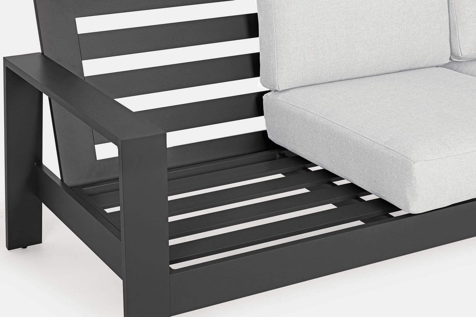 Lauko baldų komplektas BALTIC CHARCOAL, 4 dalių