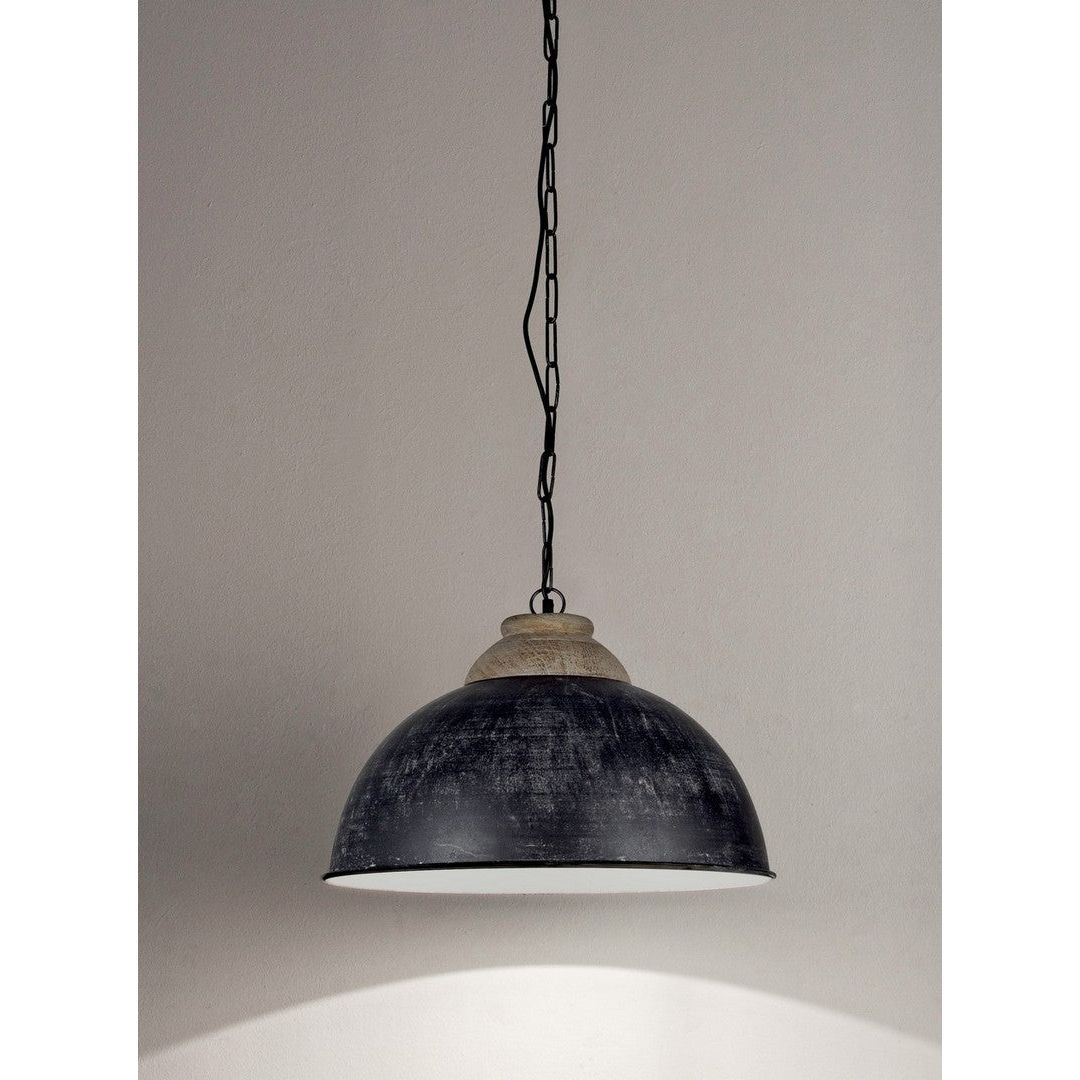 Kabantis šviestuvas ILEANA, antracito spalvos, H35 cm