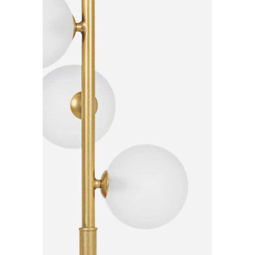 Grindų šviestuvas BALOON, juodos spalvos, H156 cm