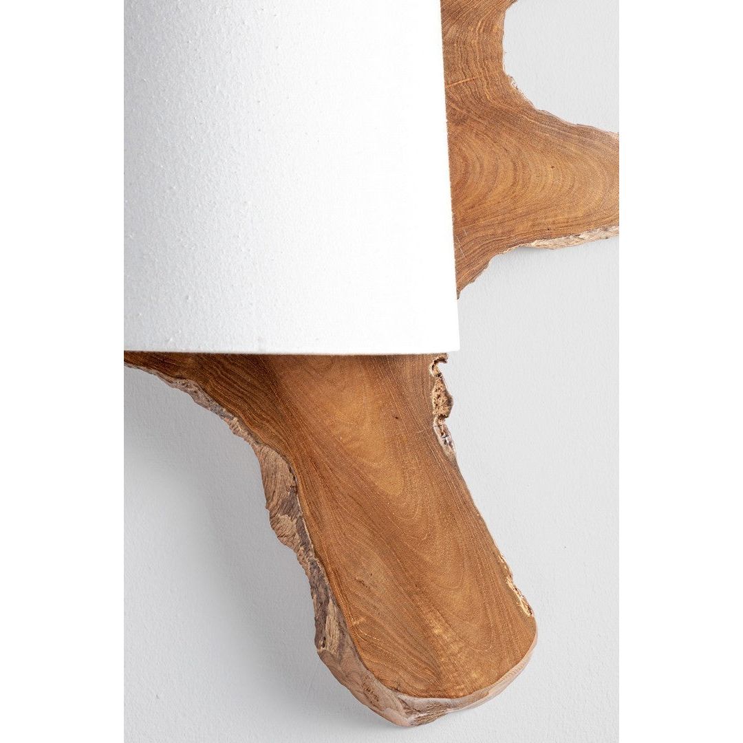 Sieninis šviestuvas LAFA, balta, 22 cm