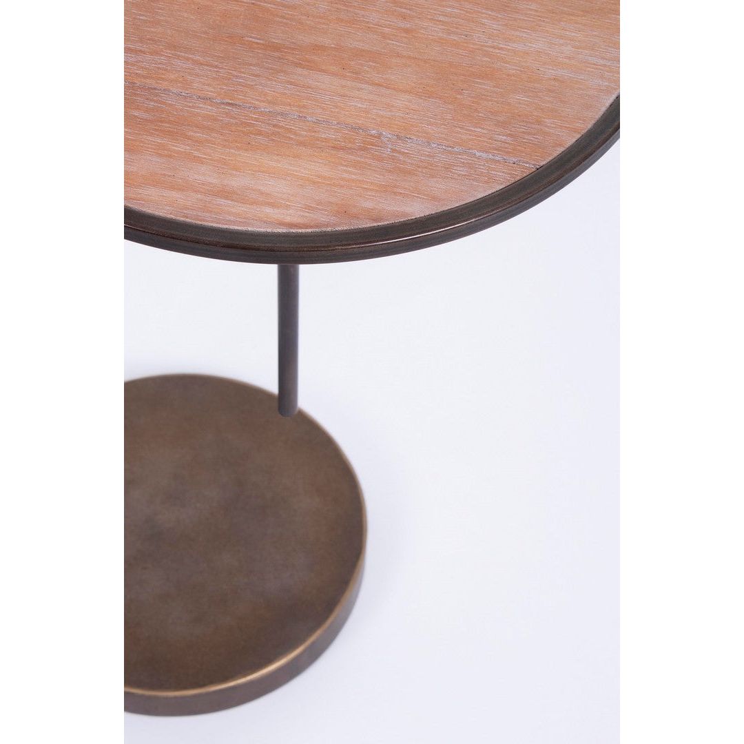 Grindų šviestuvas VOGUISH su lentyna, bronzinės spalvos, H145 cm