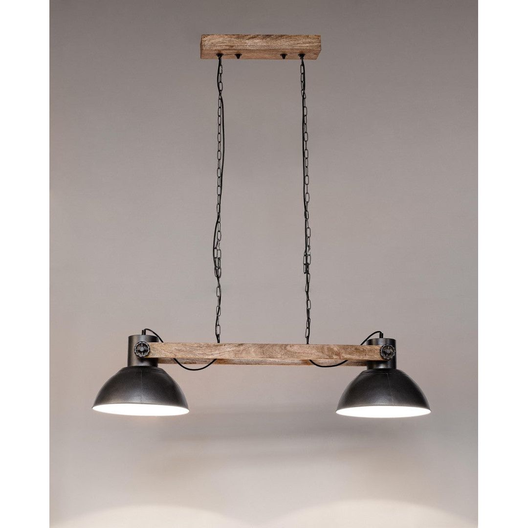 Kabantis šviestuvas ODESSA, antracito spalvos, H140 cm