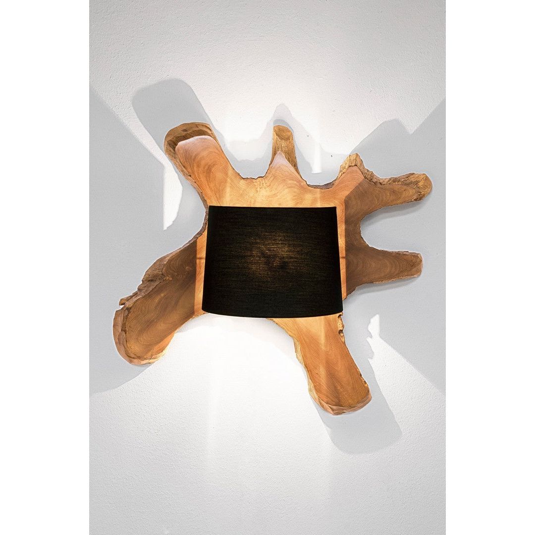 Sieninis šviestuvas LAFA, juoda, 22 cm