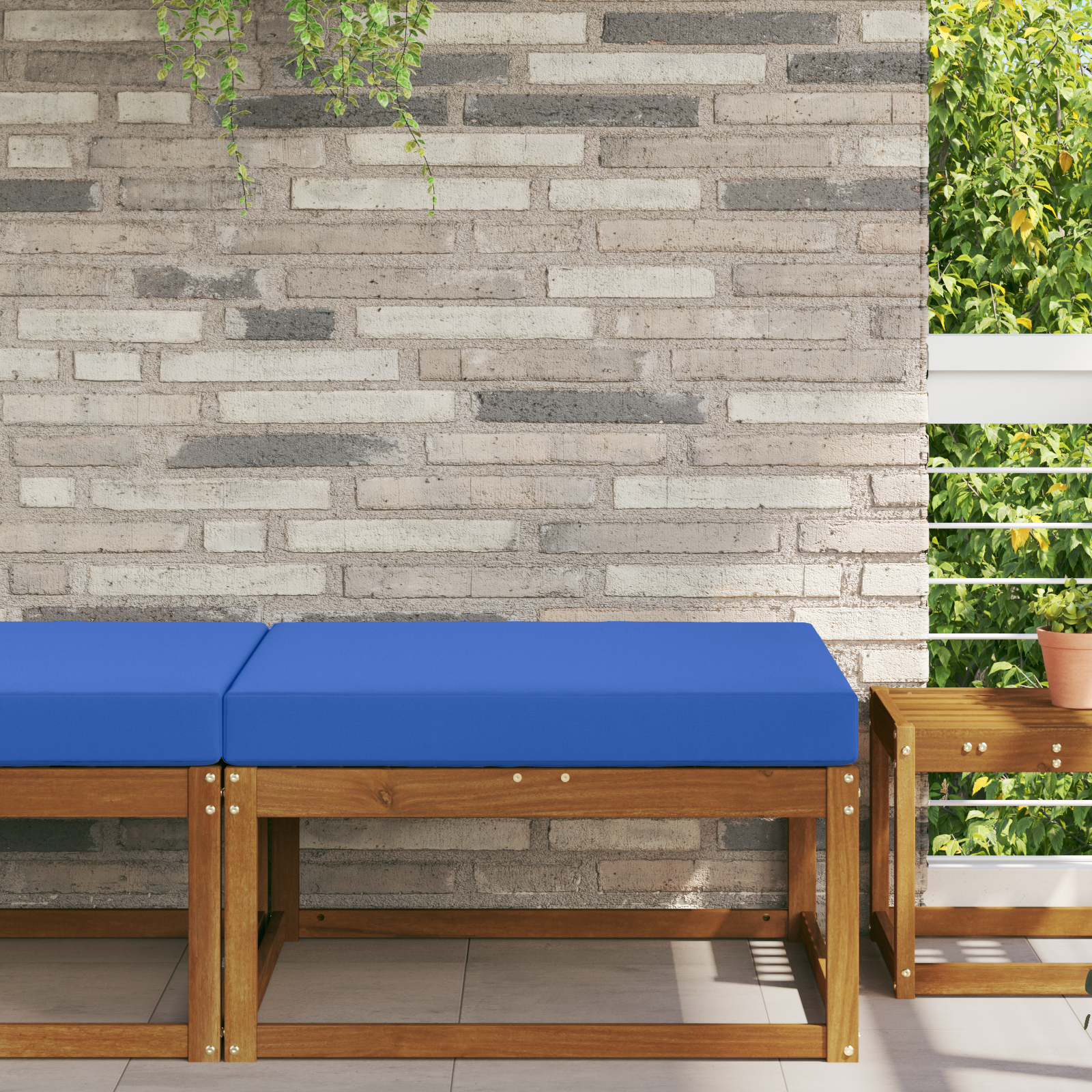 Lauko sofa pagalvėlė Karališka mėlyna 80 x 80 x 8 cm