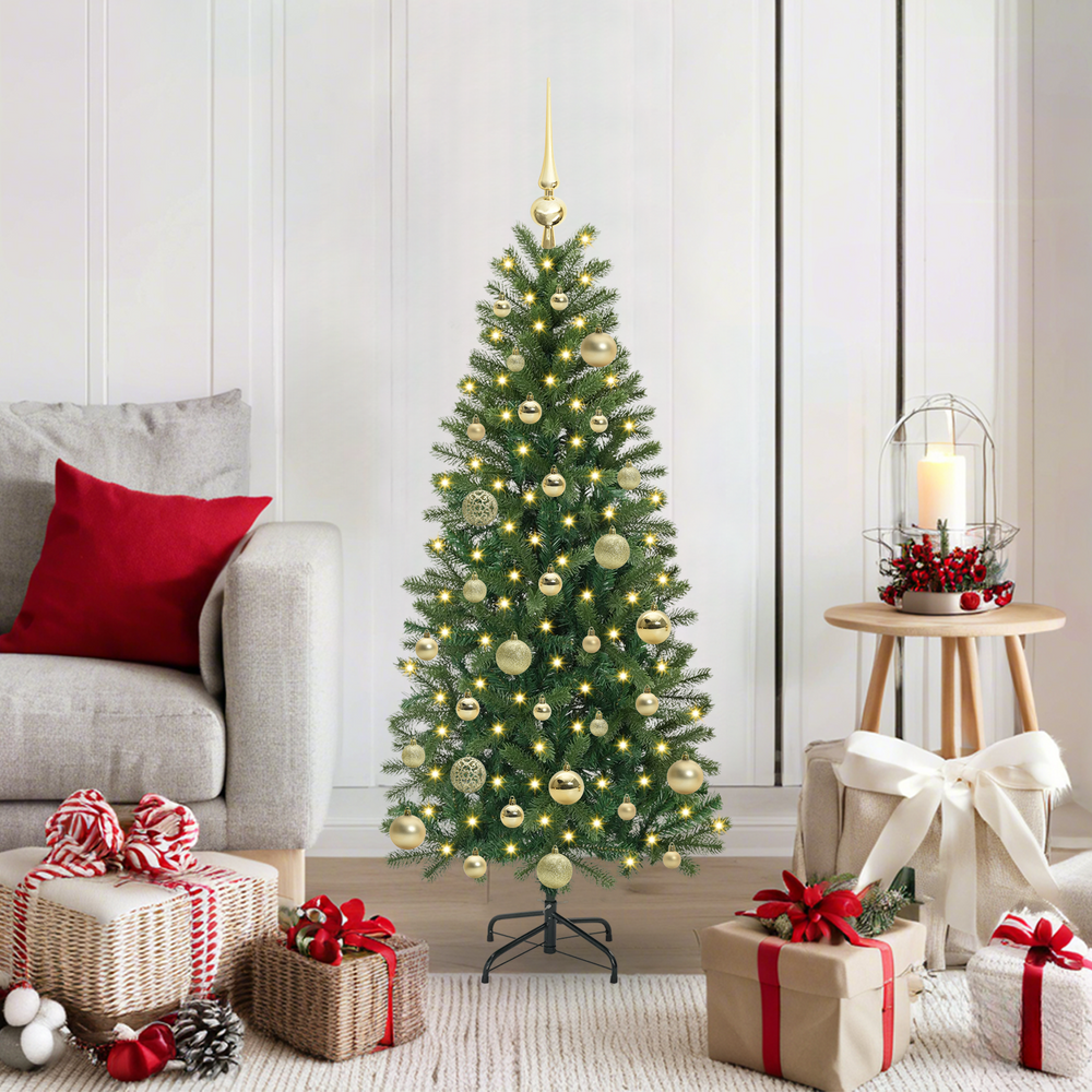 Artificial Christmas Tree SHINE VALE, with 150 LED Green 120 cm. and