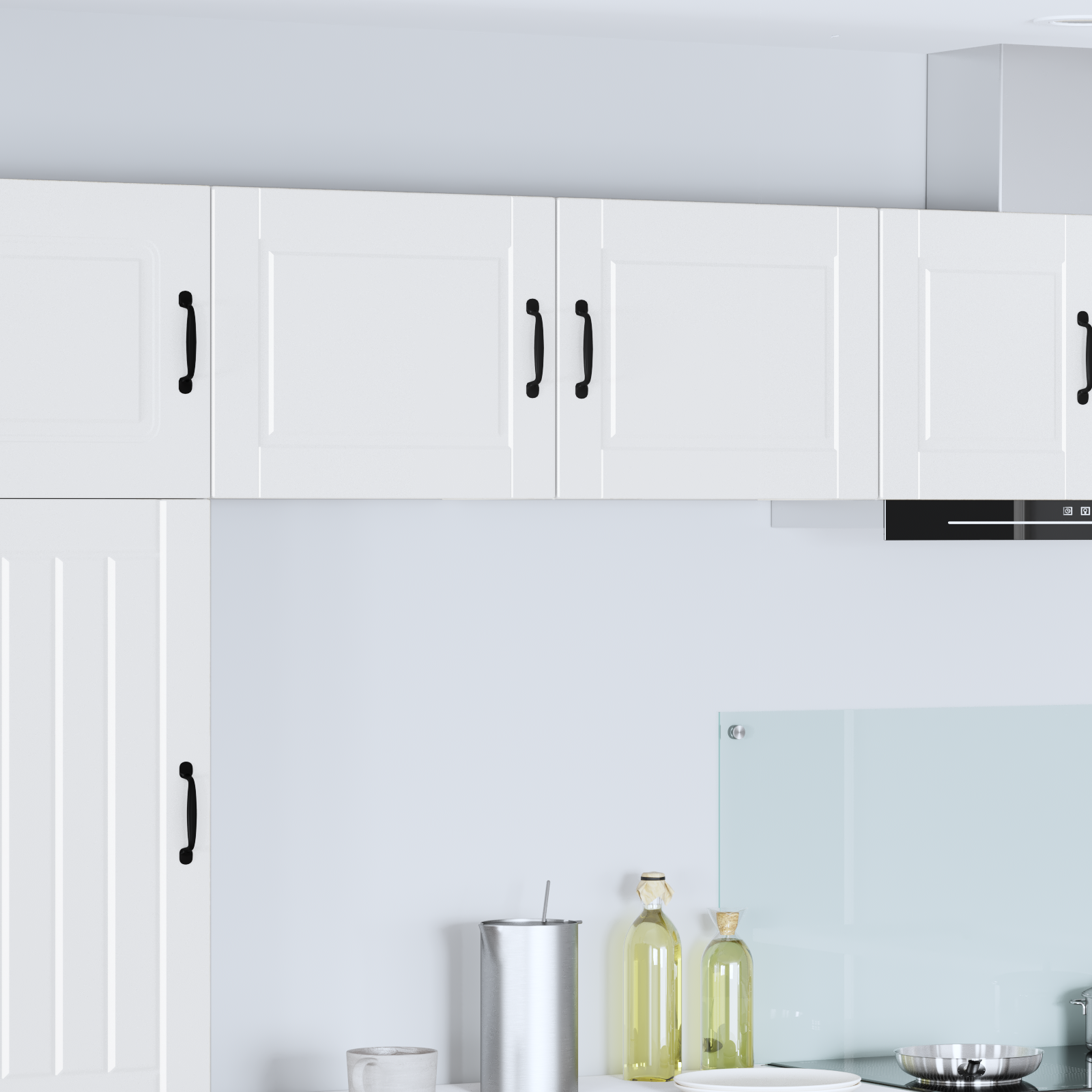 Virtuvės spintelė 2 pcs Balta 50 x 31 x 40 cm Apdirbta mediena
