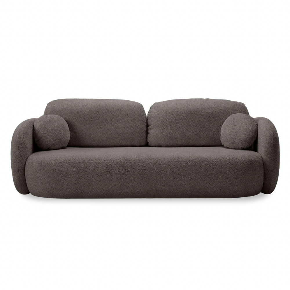 Sofa lova OLIO, ruda bouclé