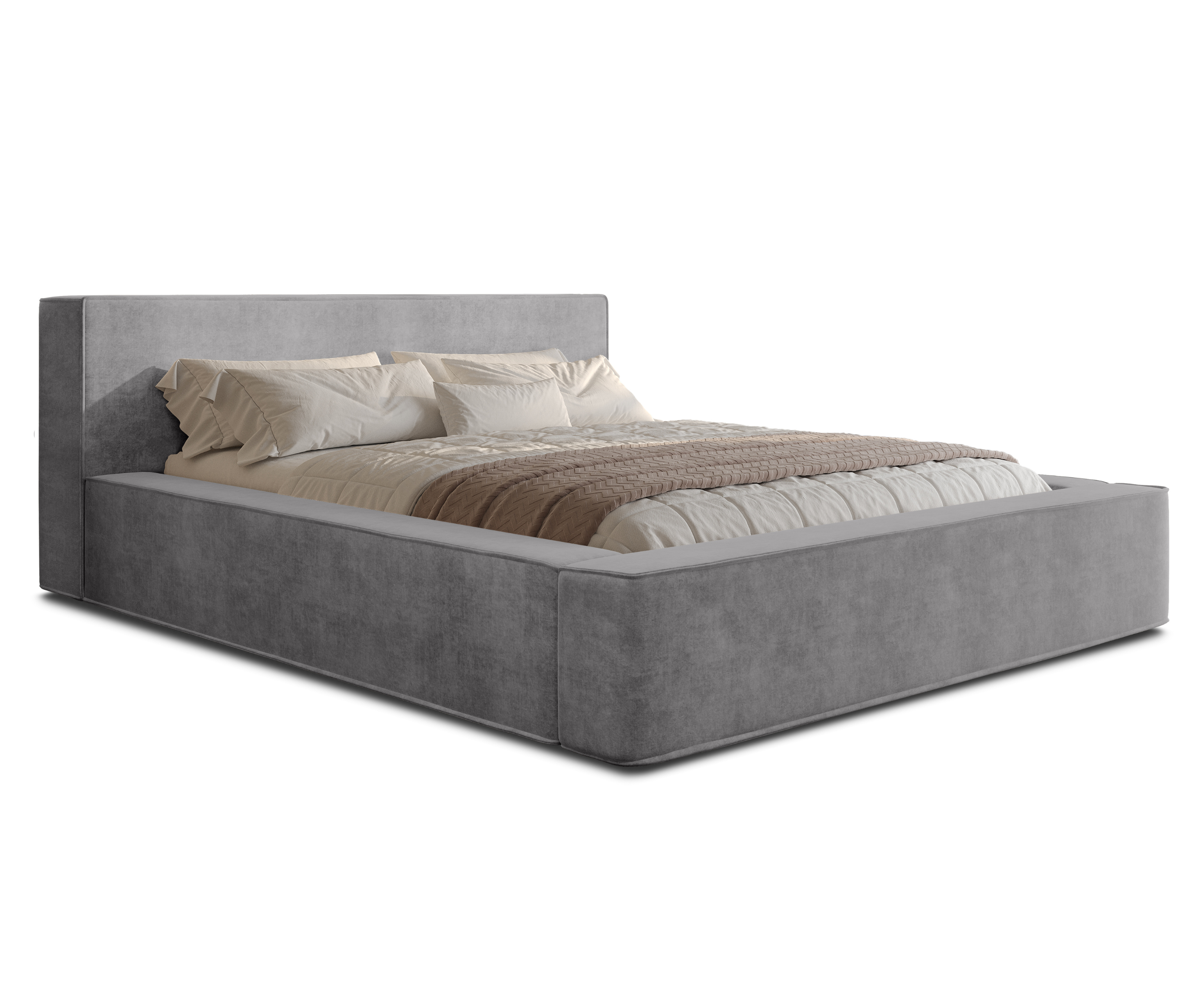 Lova BERNAND, šviesiai pilkas veliūras