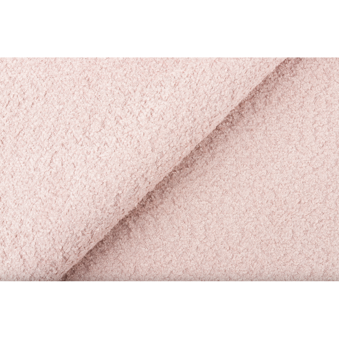 Minkšta lova  JOANNA , rausva spalva, boucle