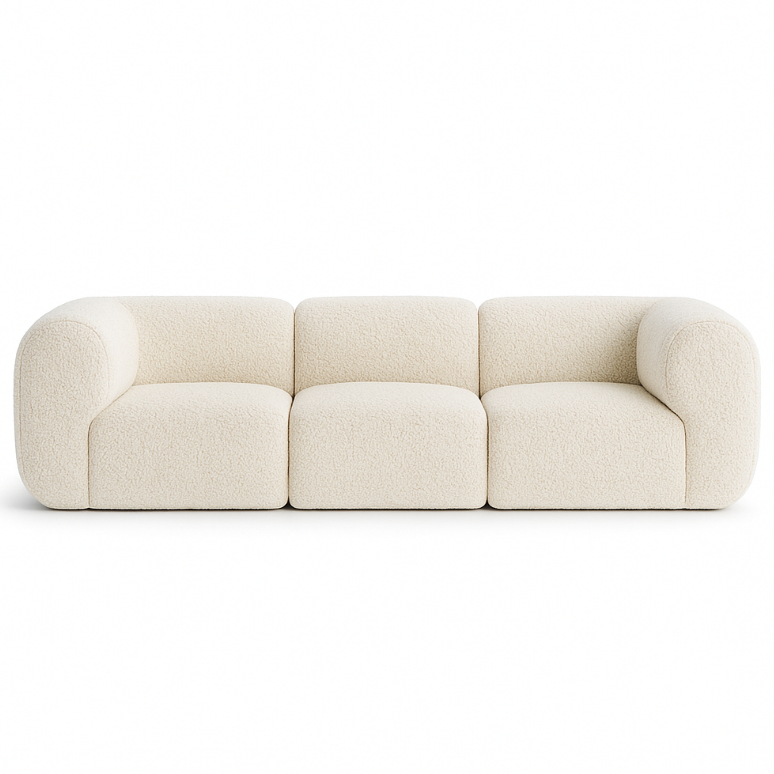 Sofa HUGGO, nat bouclé