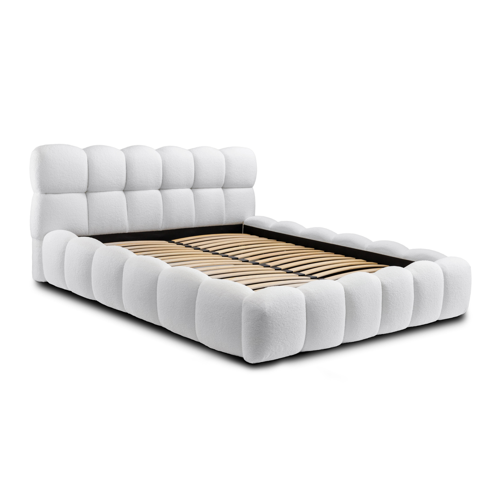 Miegamojo lova JASMIJA, balta quelle