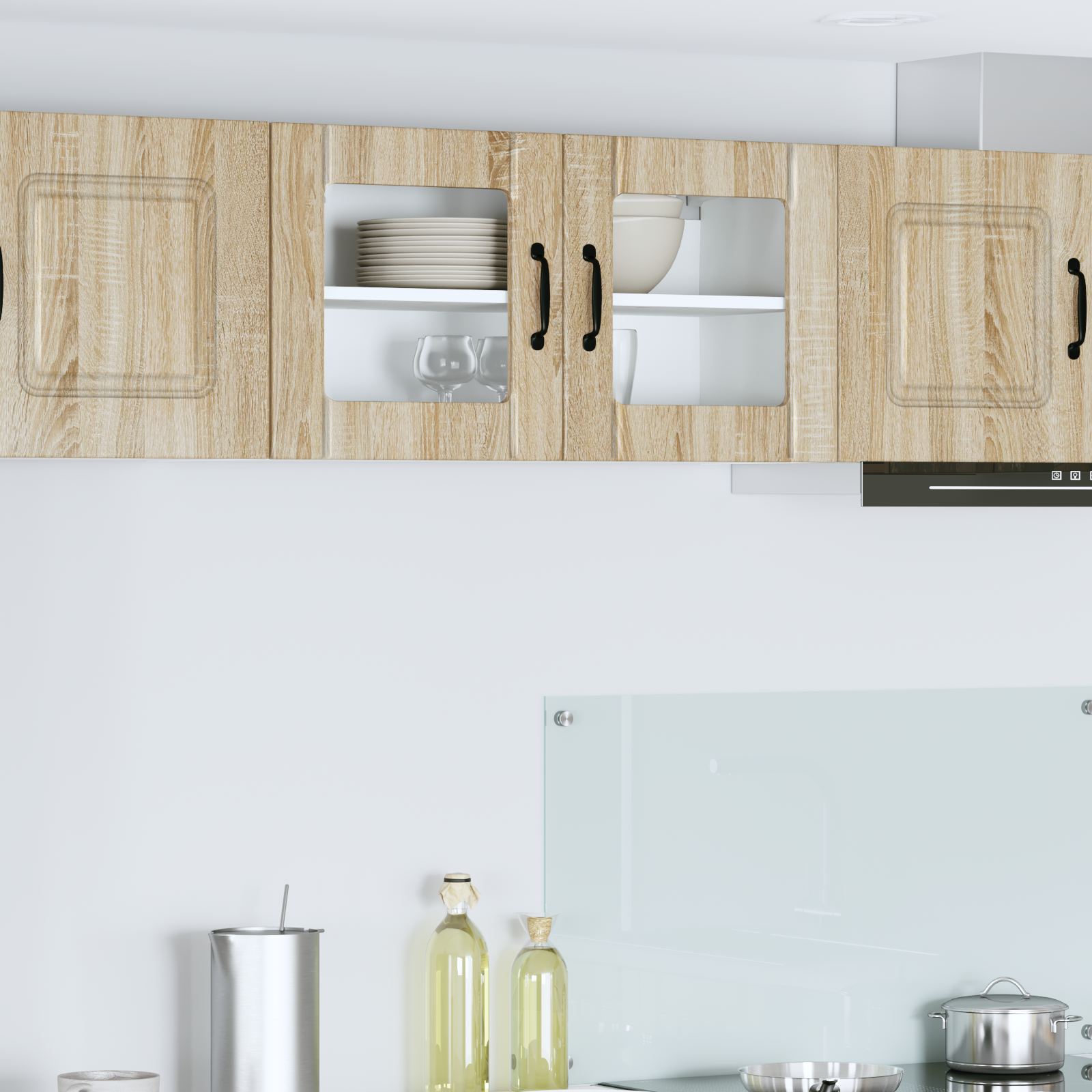 Virtuves sienas skapis ozols Sonoma 80 x 31 x 40 cm