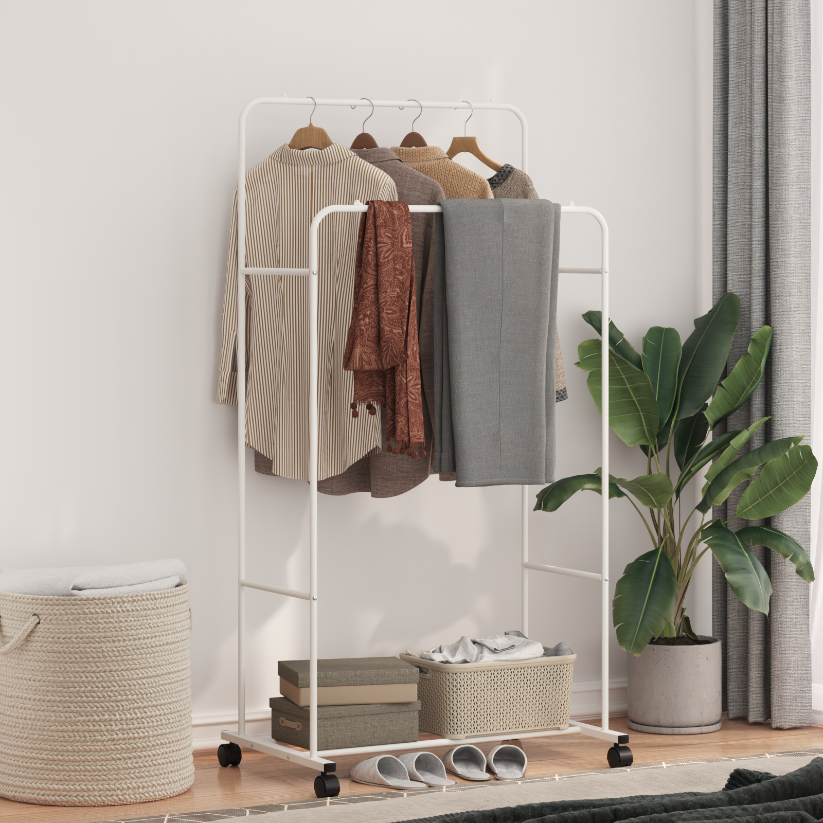 Clothing Rack Simple White