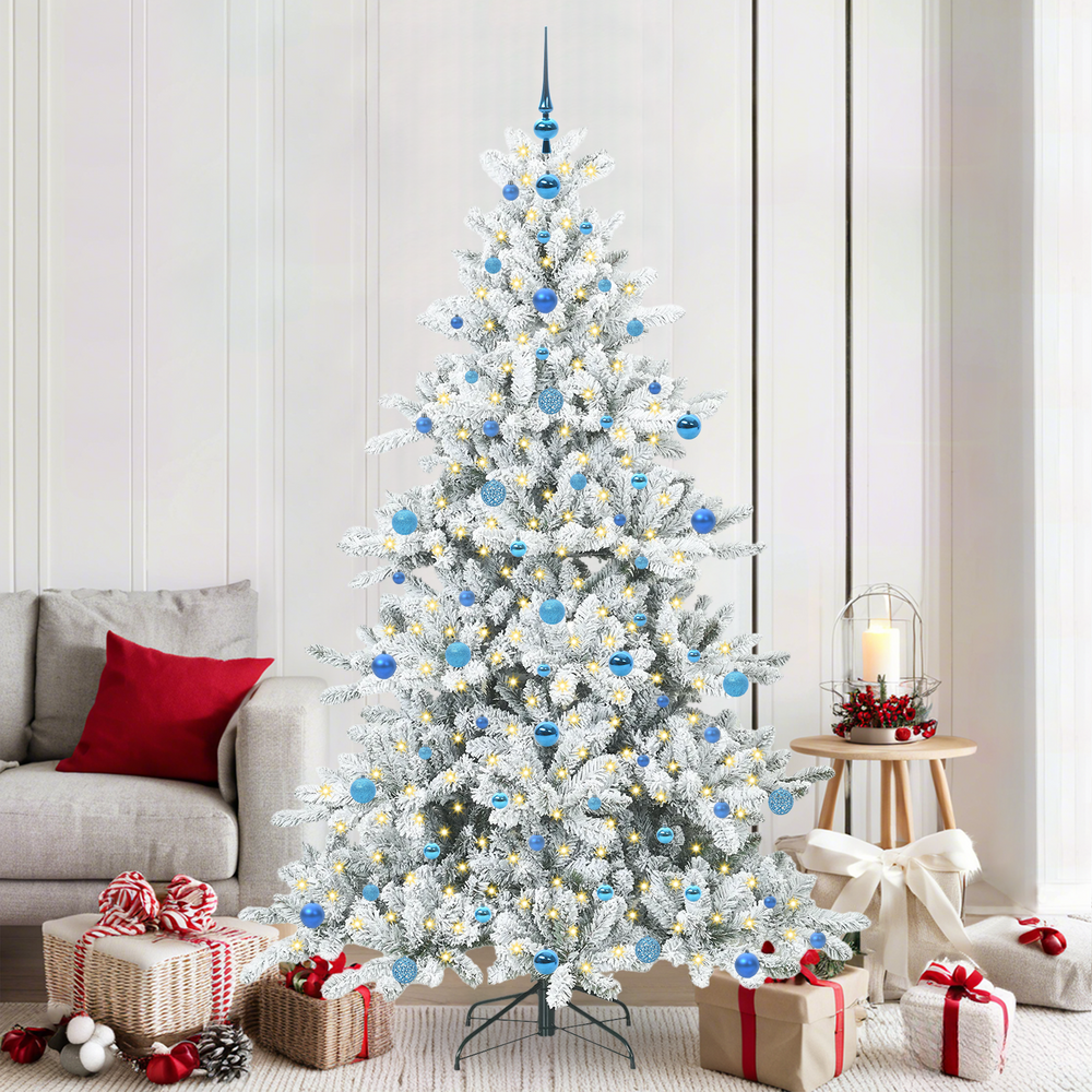Artificial Folding Christmas Tree BLOOM HORIZON, with 300 LEDs, 210 cm.