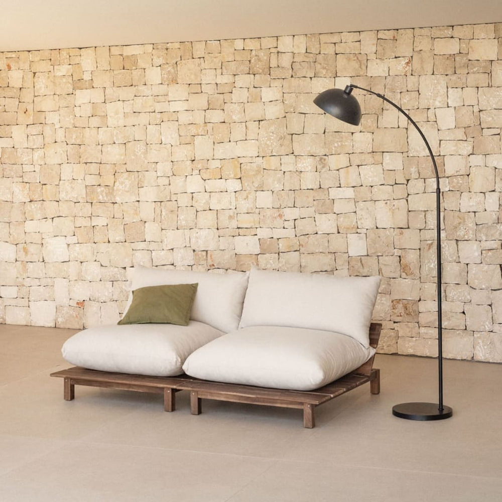 Lauko dvivietė sofa ALBA, kreminė