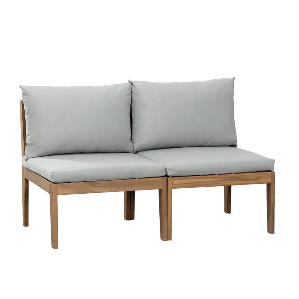 MODULO two-seater sofa, grey