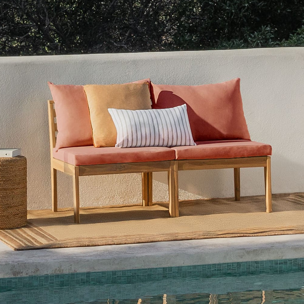 Sofa MODULO, dvivietė, terakota