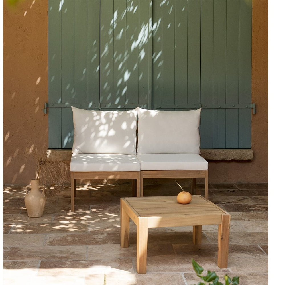 MODULO set, sofa and coffee table, white