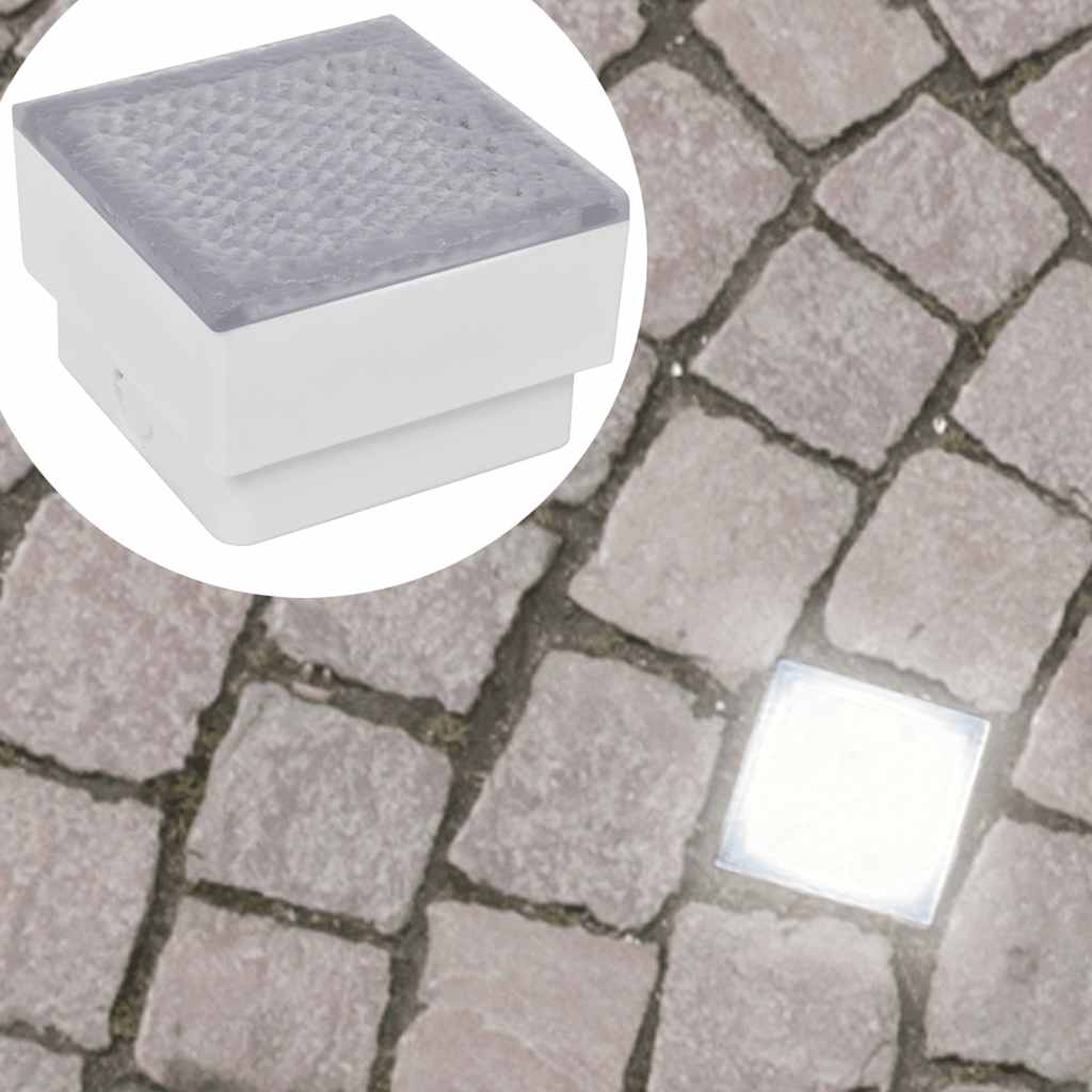 2 LED Grindinio Šviestuvai 100 x 100 x 68 mm - Namų Idėja