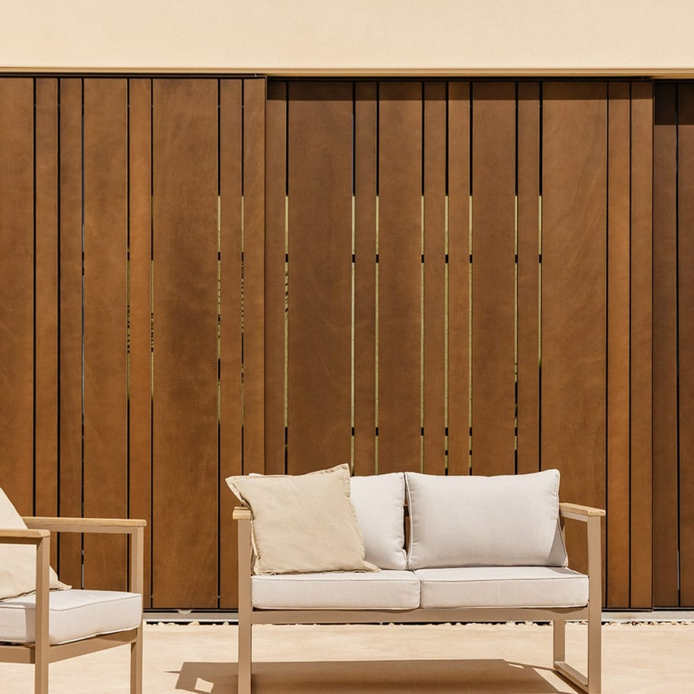 Sofa ALCANTO, two-seater, mocca brown