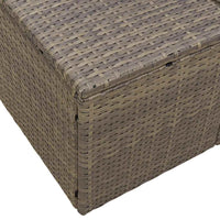 2 - Sėdimų vietų sodo sofa su pagalvėlėmis Pilka Poli Ratanas - Namų Idėja