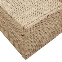 2 - vietė sodo sofa su pagalvėlėmis smėlio poli ratanas - Namų Idėja