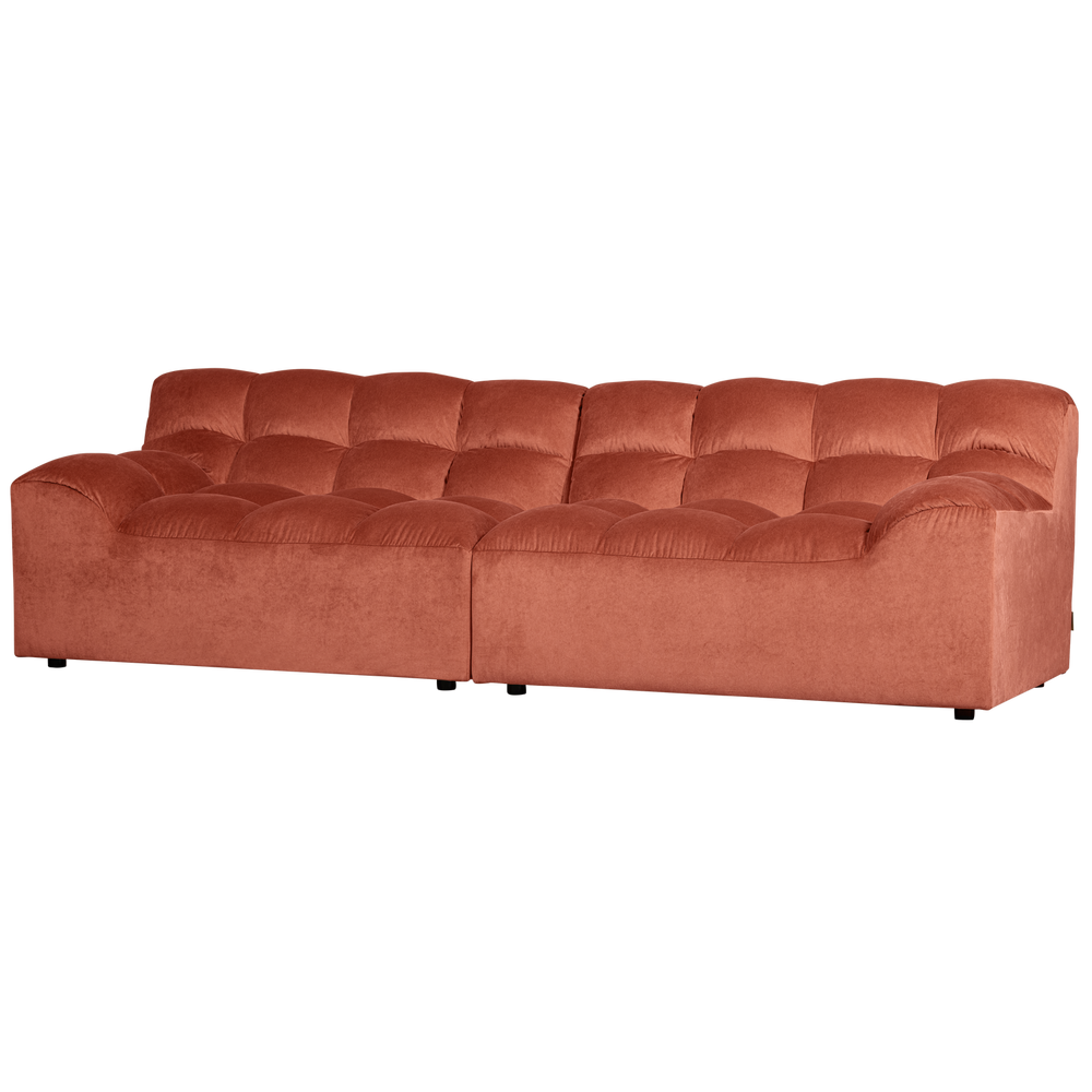 Sofa ALLURE 3-vietė, veliūras rožinis