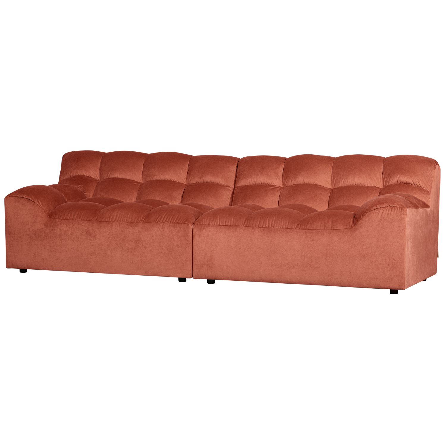 Sofa ALLURE 3-vietė, veliūras rožinis