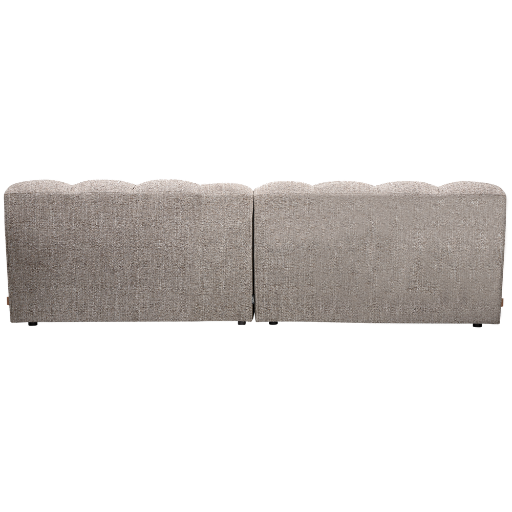 Sofa ALLURE 3-vietė, austas molio melanžas