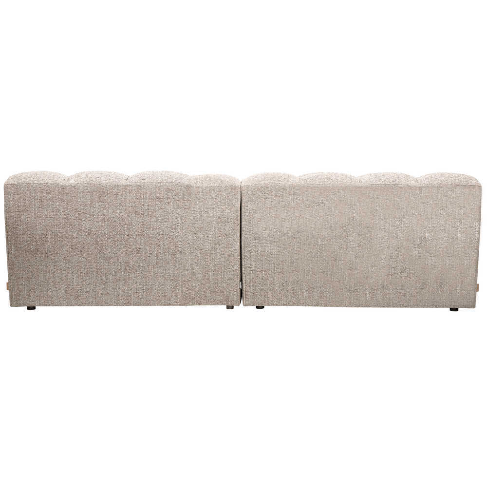 Sofa ALLURE 3-vietė, austas natūralus melanžas