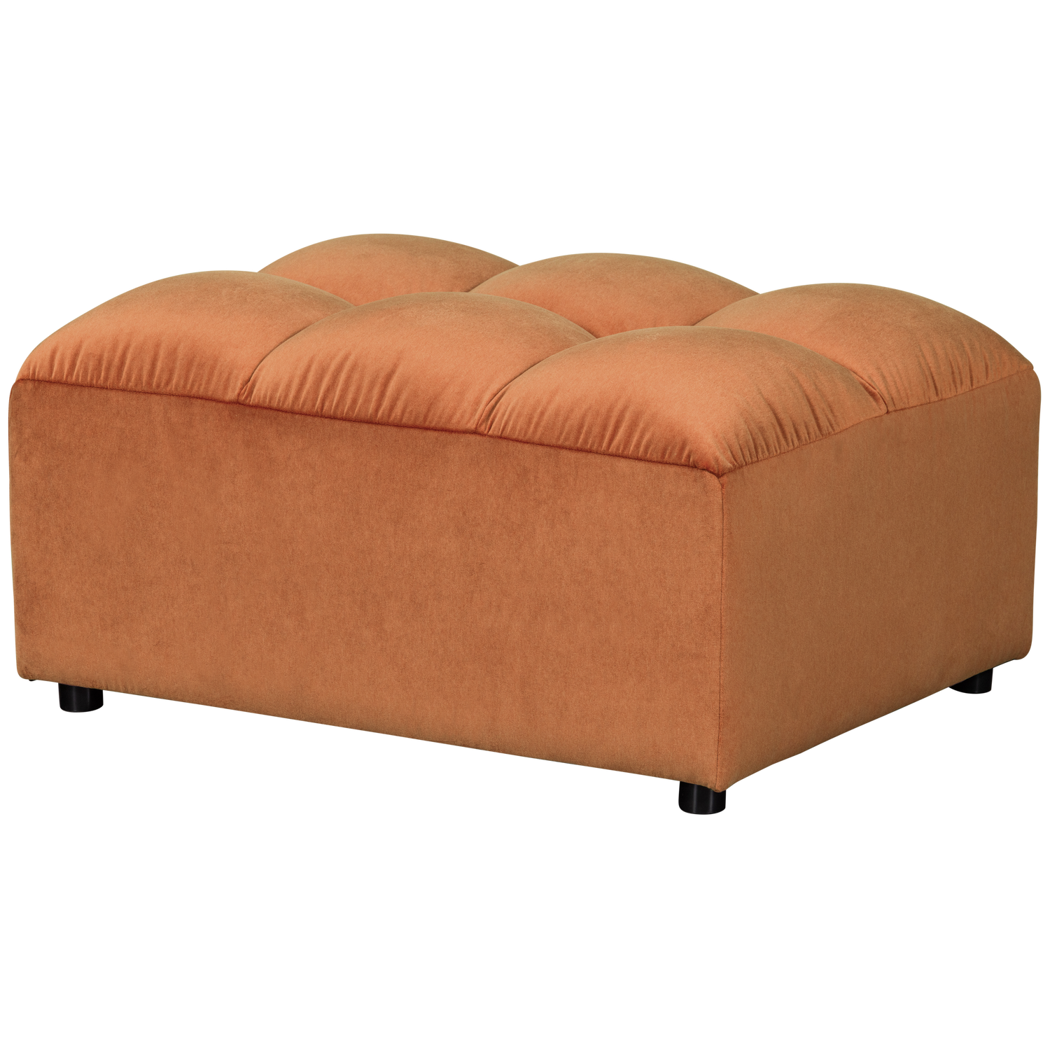 Pufas ALLURE, veliūras, terakotinė