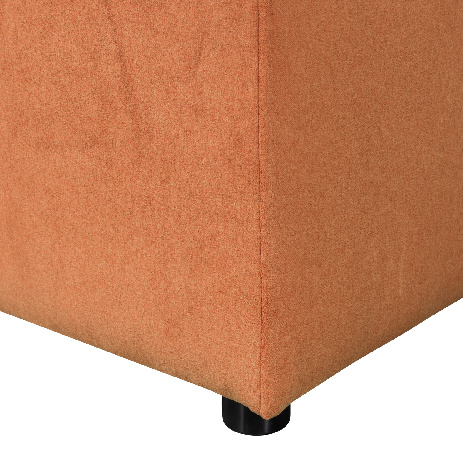 Pufas ALLURE, veliūras, terakotinė