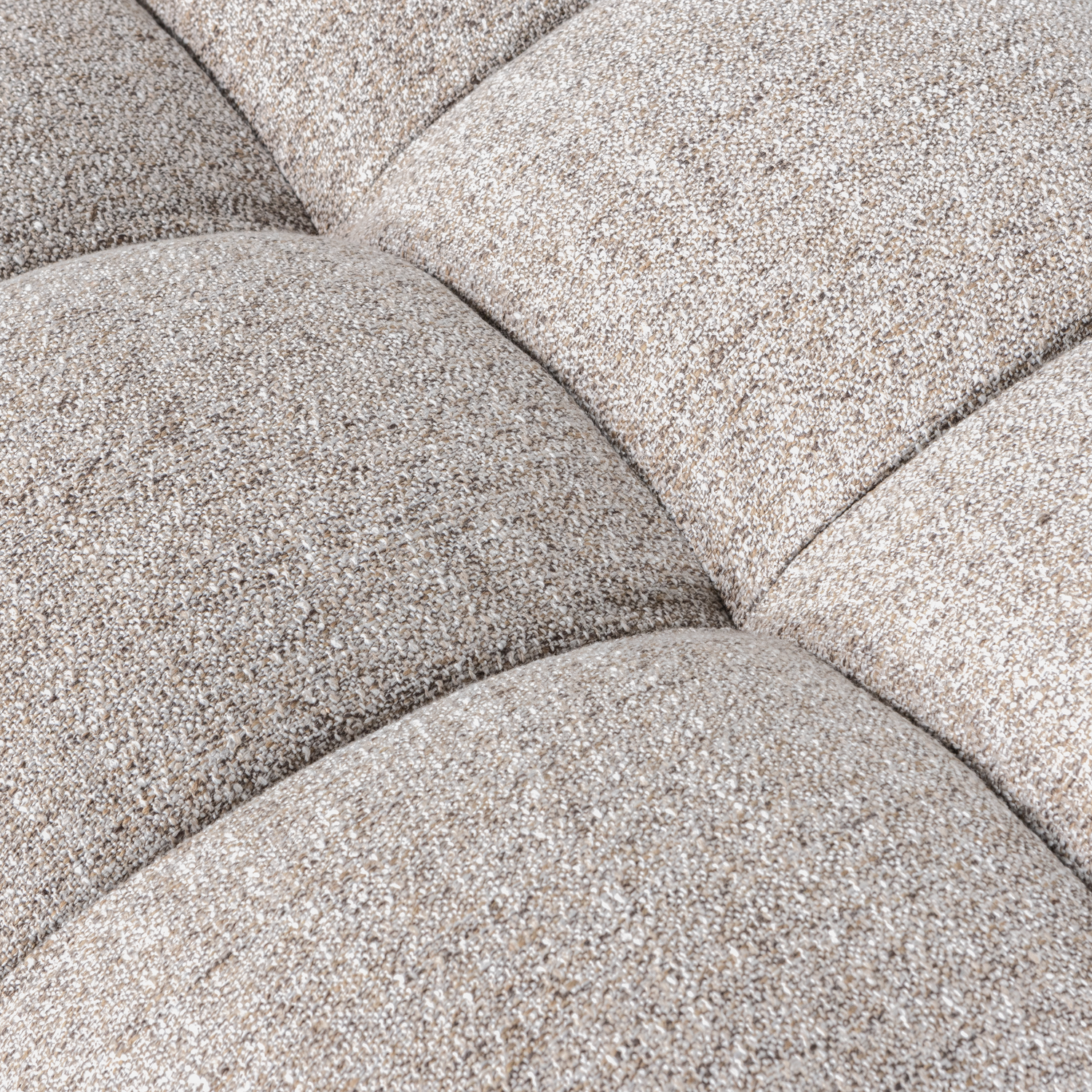 Pufas ALLURE, austas audinys, natūralios melanžas