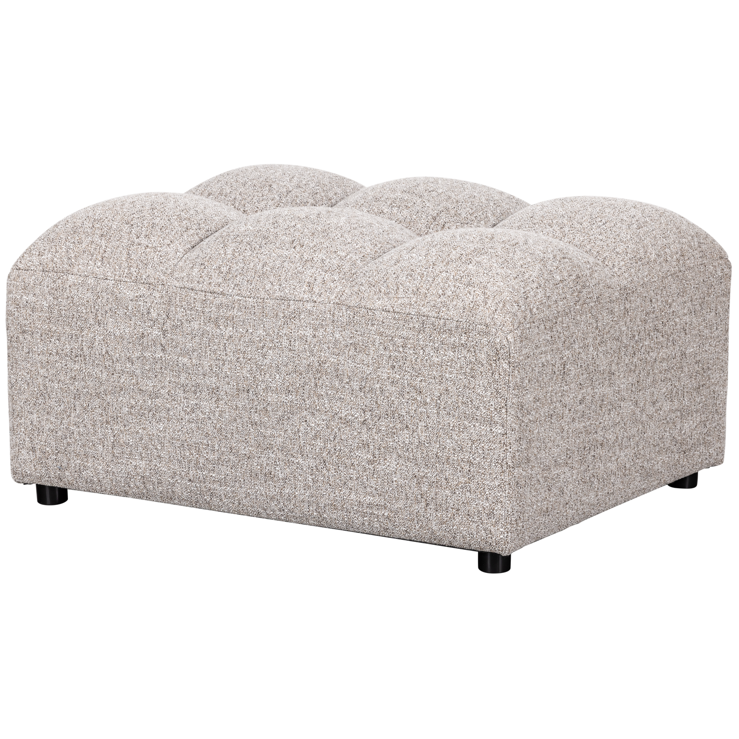 Pufas ALLURE, austas audinys, natūralios melanžas