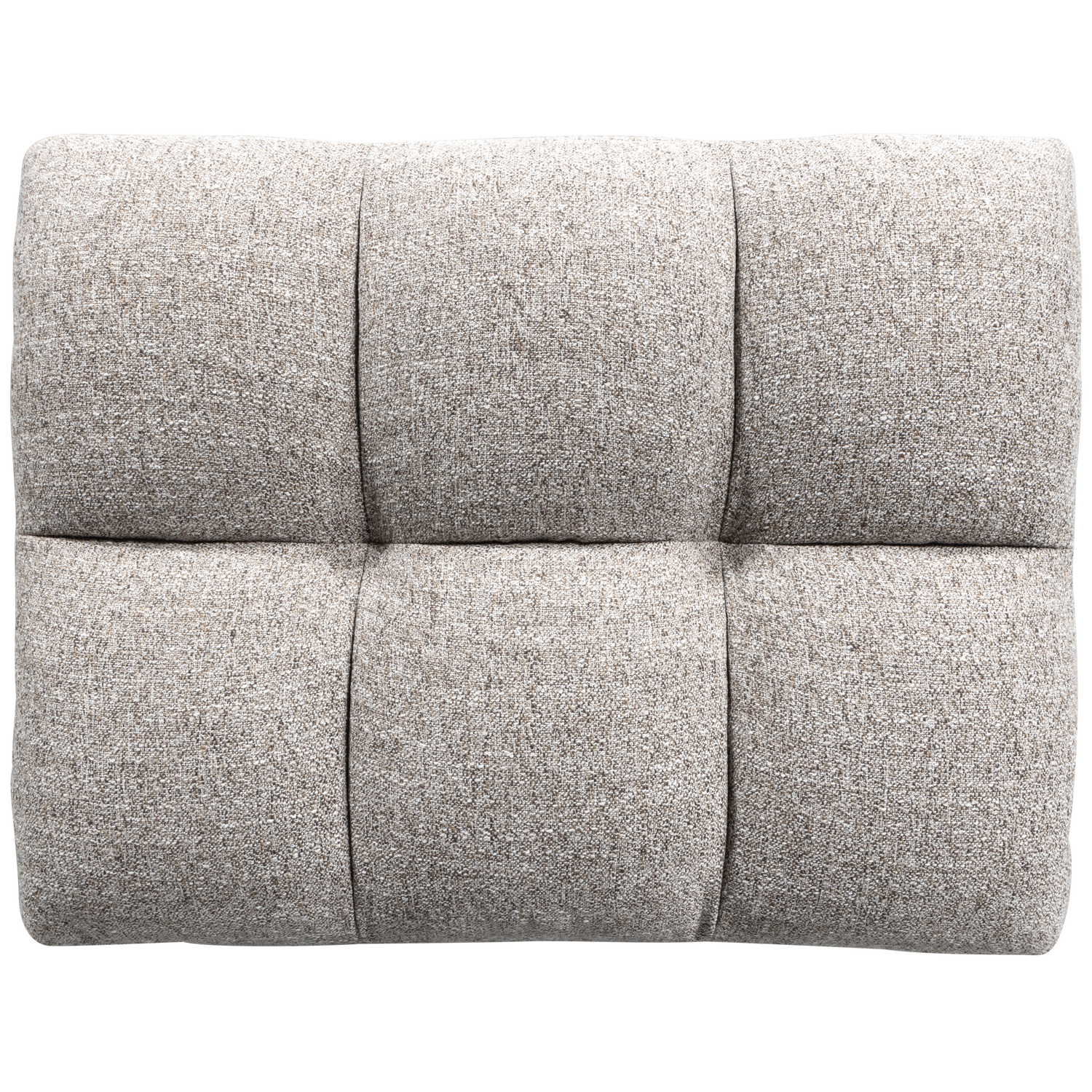 Pufas ALLURE, austas audinys, natūralios melanžas