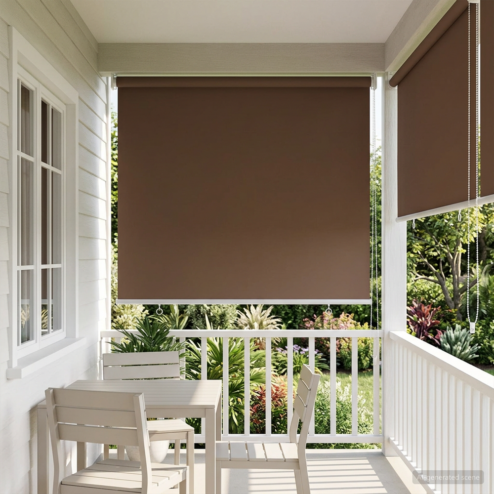 Ritininė užuolaida UV apsaugai Taupe 80 x 140 cm Poliesteris