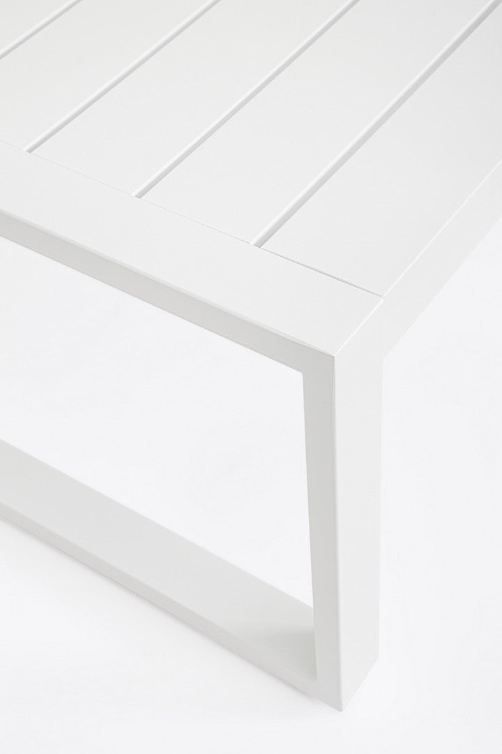 Lauko baldų komplektas KALLEN WHITE, 4 dalių