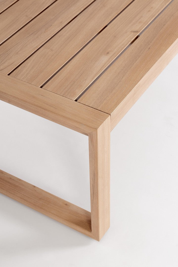 Lauko baldų komplektas KALLEN NATURAL, 4 dalių