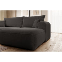 Kampinė sofa-lova CORMAC, pilka