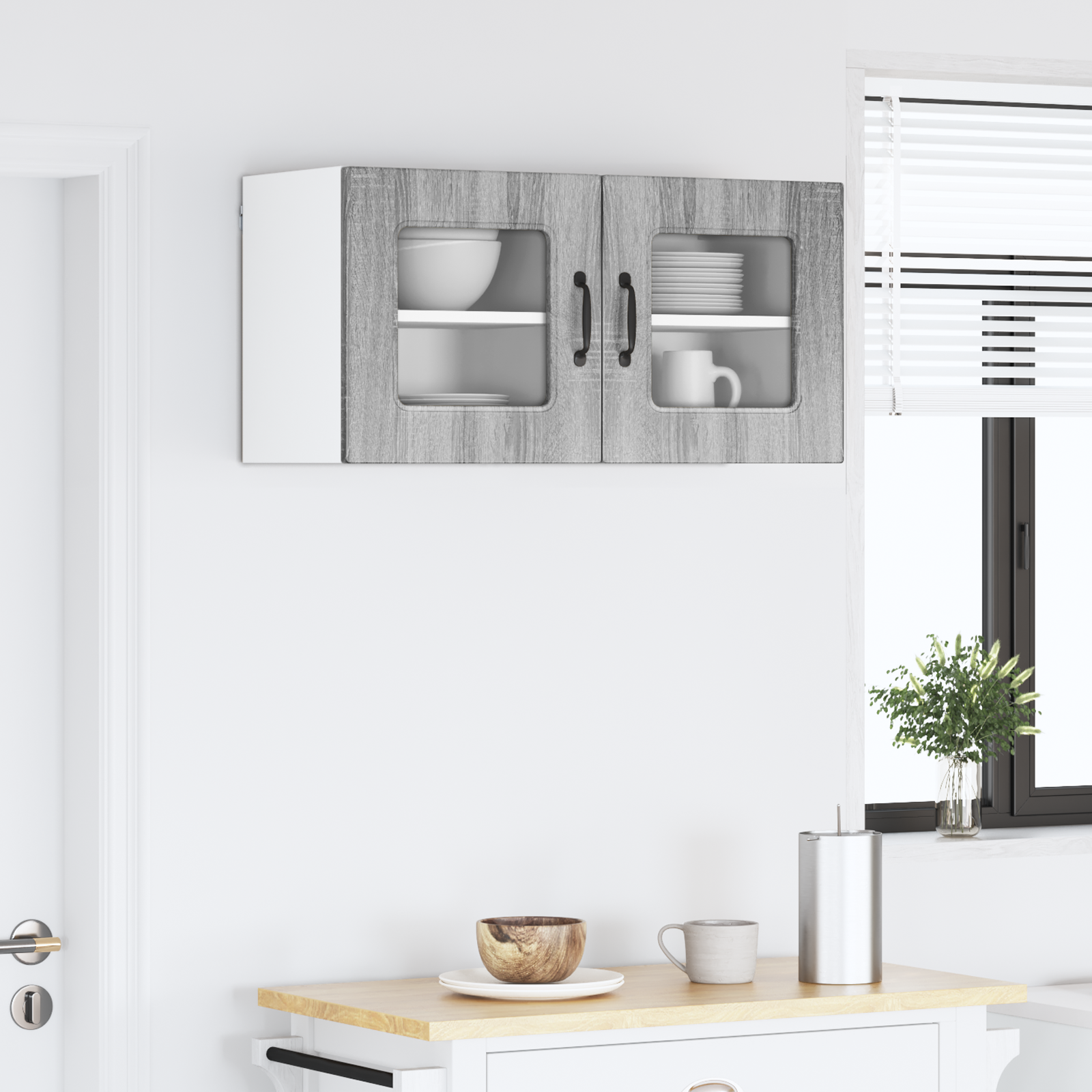 Indaplovės plokštė Kalmar 2 pcs Pilkas Sonoma 40 x 31 x 40 cm
