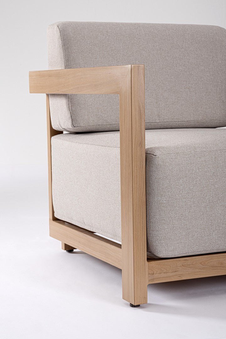 Lauko baldų komplektas THESEUS NATURAL, 4 dalių