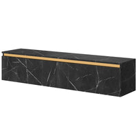 TV staliukas SENEY, juodas, 140 cm