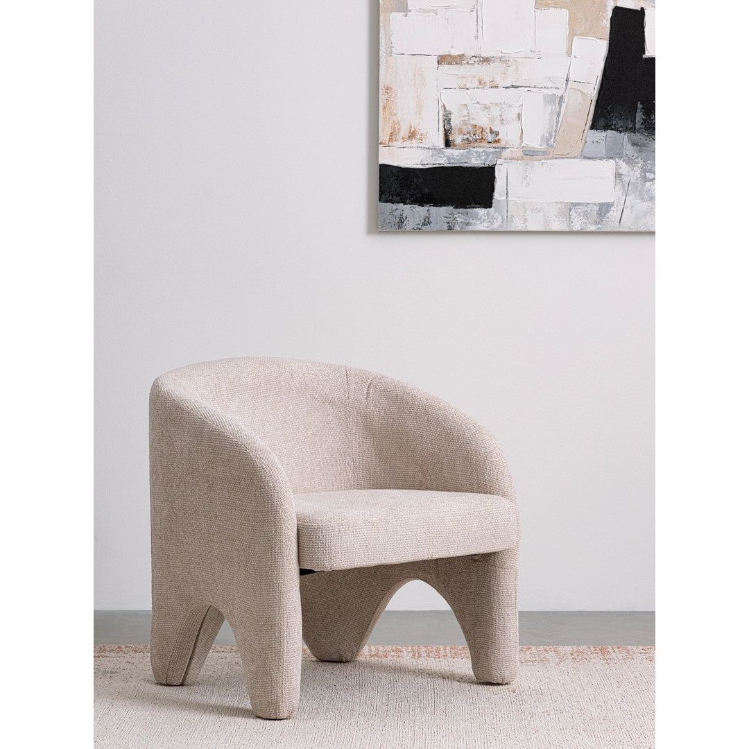 Fotelis DANIEL, balandžių pilkos spalvos