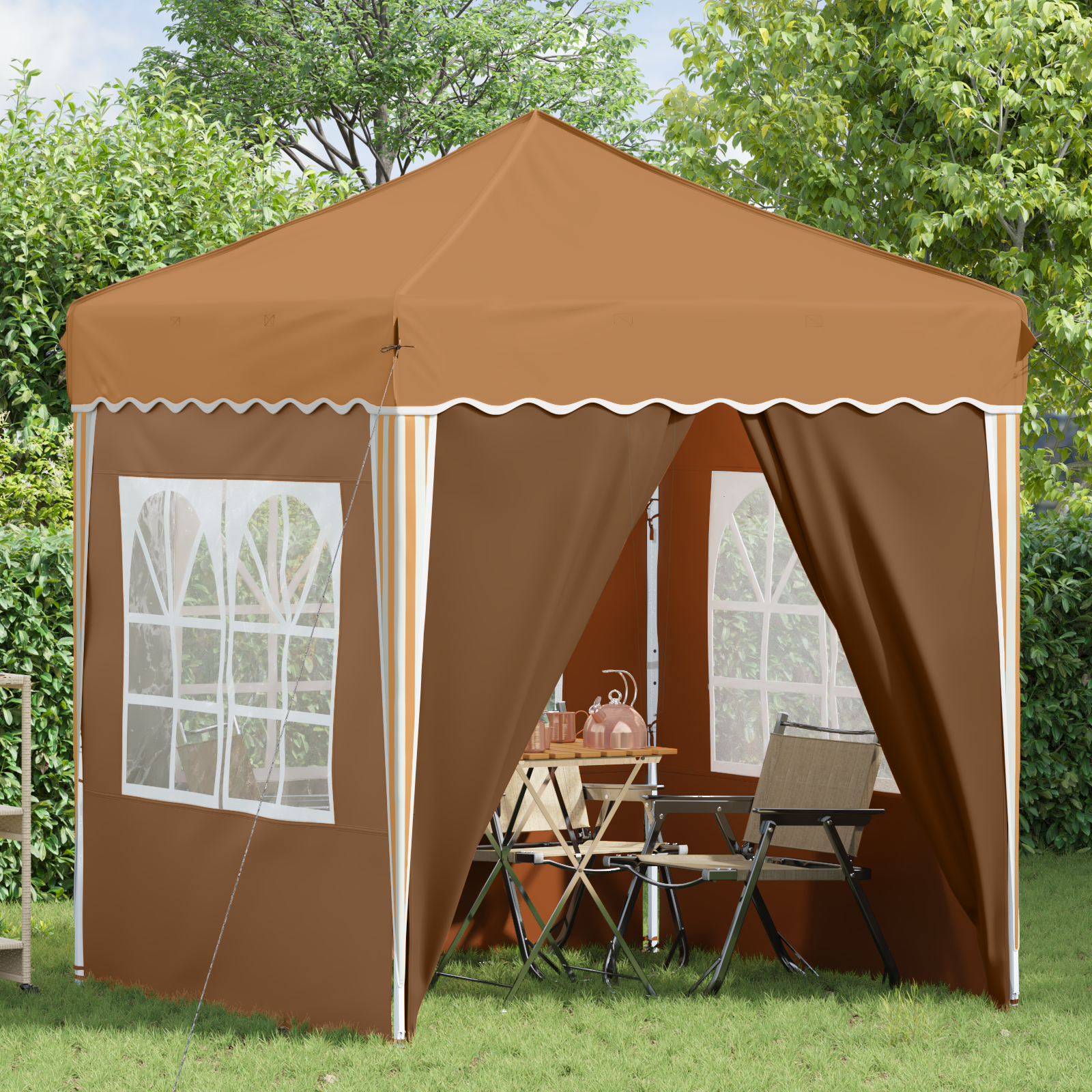 Pop-up Festive Gazebo 195 x 195 x 245 cm