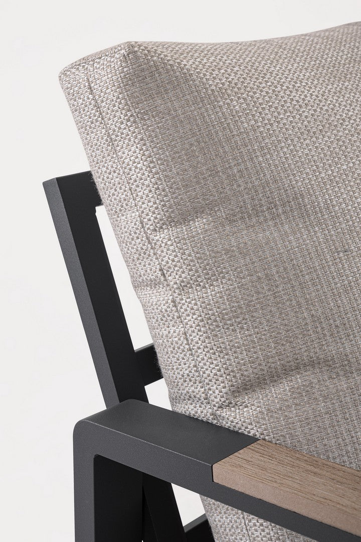 Lauko baldų komplektas ELNA ANTHRACITE, 4 dalių