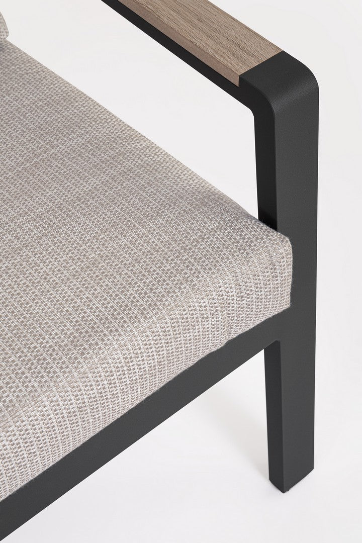 Lauko baldų komplektas ELNA ANTHRACITE, 4 dalių